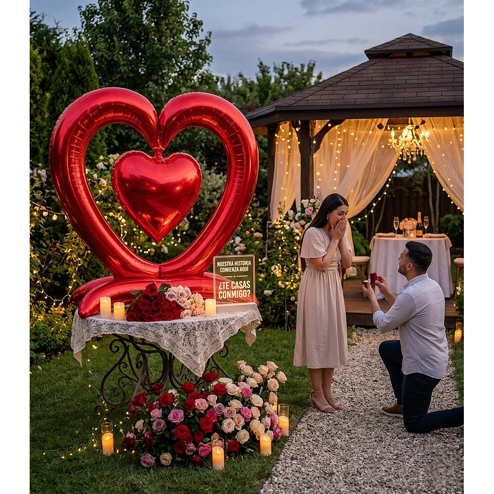 Globo Corazón grande 113 cm