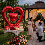 Globo Corazón grande 113 cm