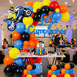 Decoración Moto 76 piezas