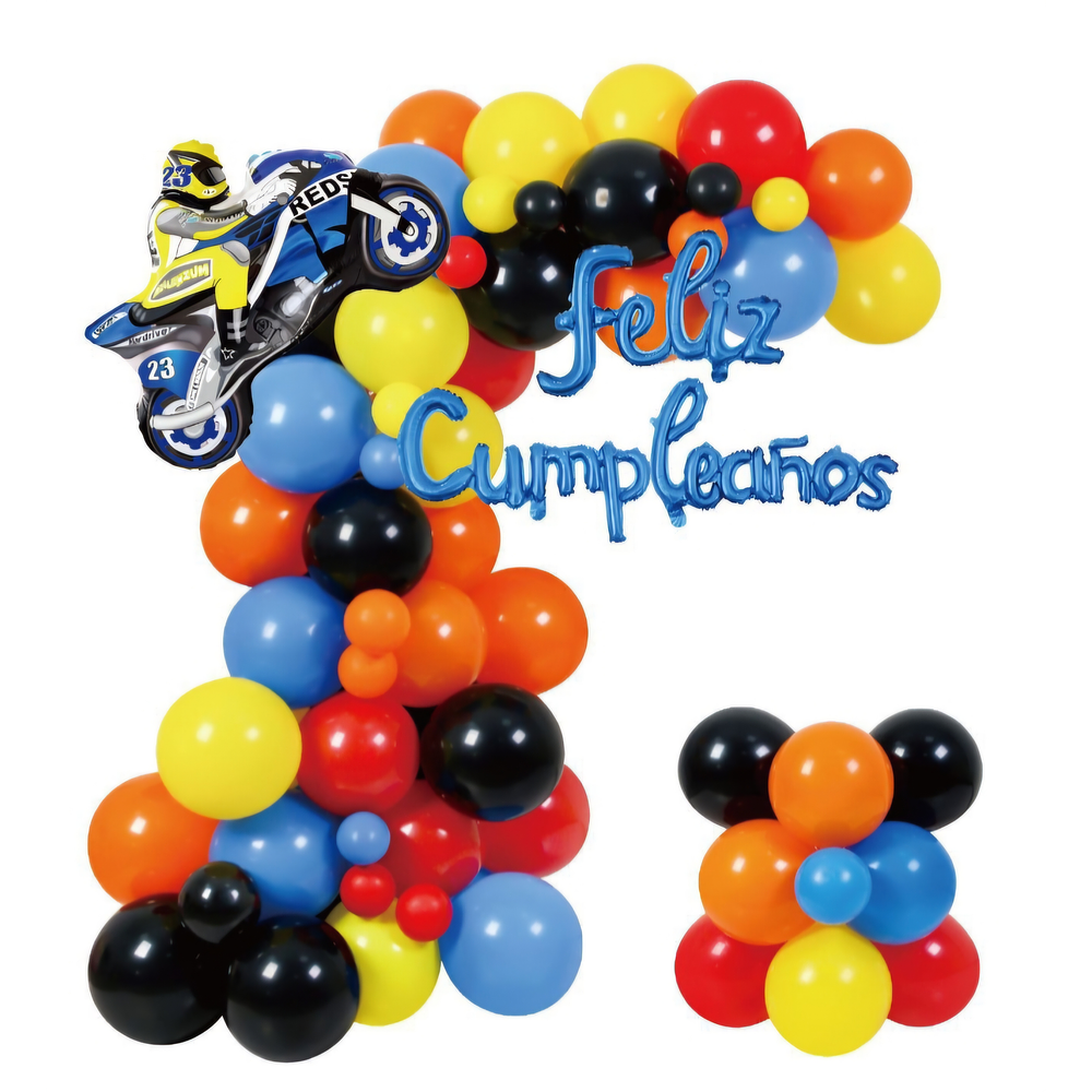 Decoración Moto 76 piezas