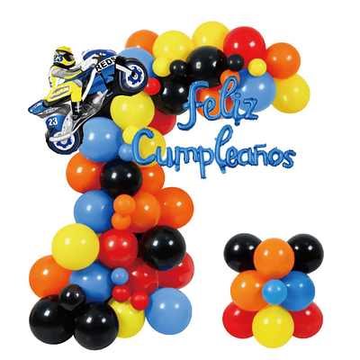 Decoración Moto 76 piezas