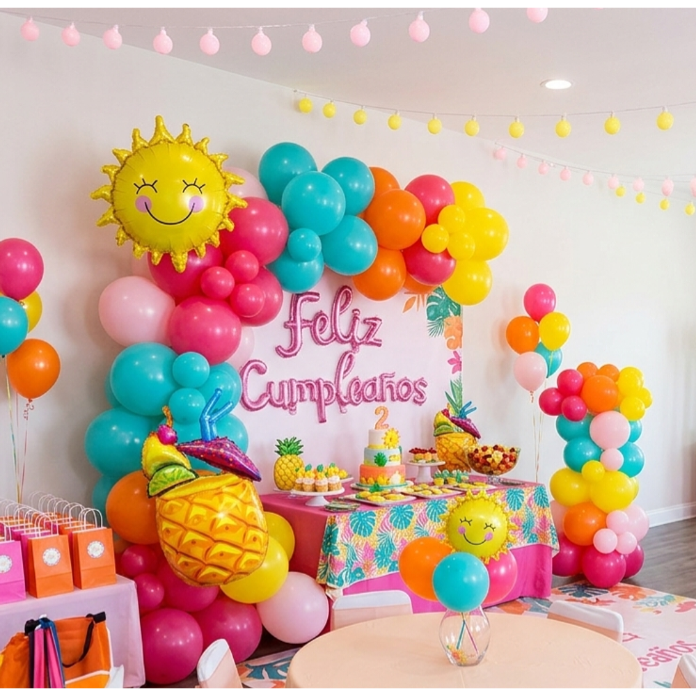 Decoración Frutas 86 piezas