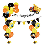 Decoración construcción 39 piezas 