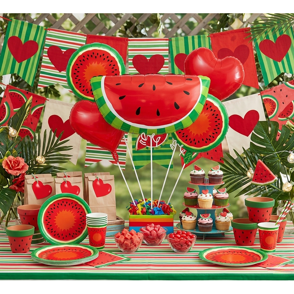 Set de globos sandia 