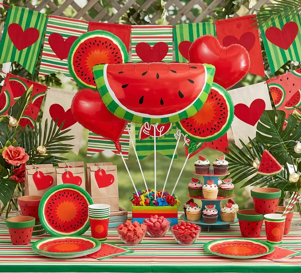 Set de globos sandia  2