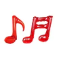 Globos nota musical 45 cm - Miniatura 2