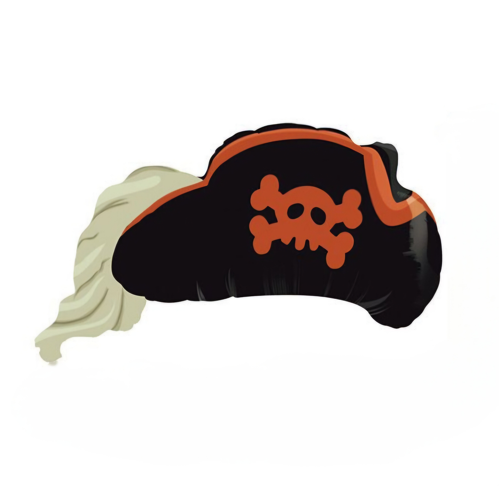 Globo sombrero pirata 66 cm