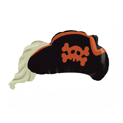 Globo sombrero pirata 66 cm