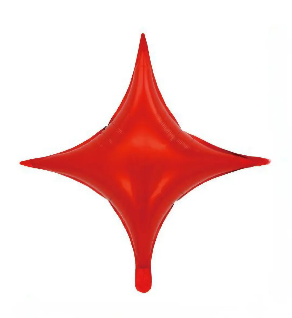 Globo estrella 4 puntas 66 cm 4