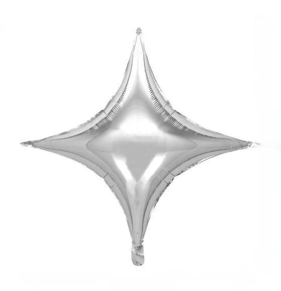 Globo estrella 4 puntas 66 cm 3