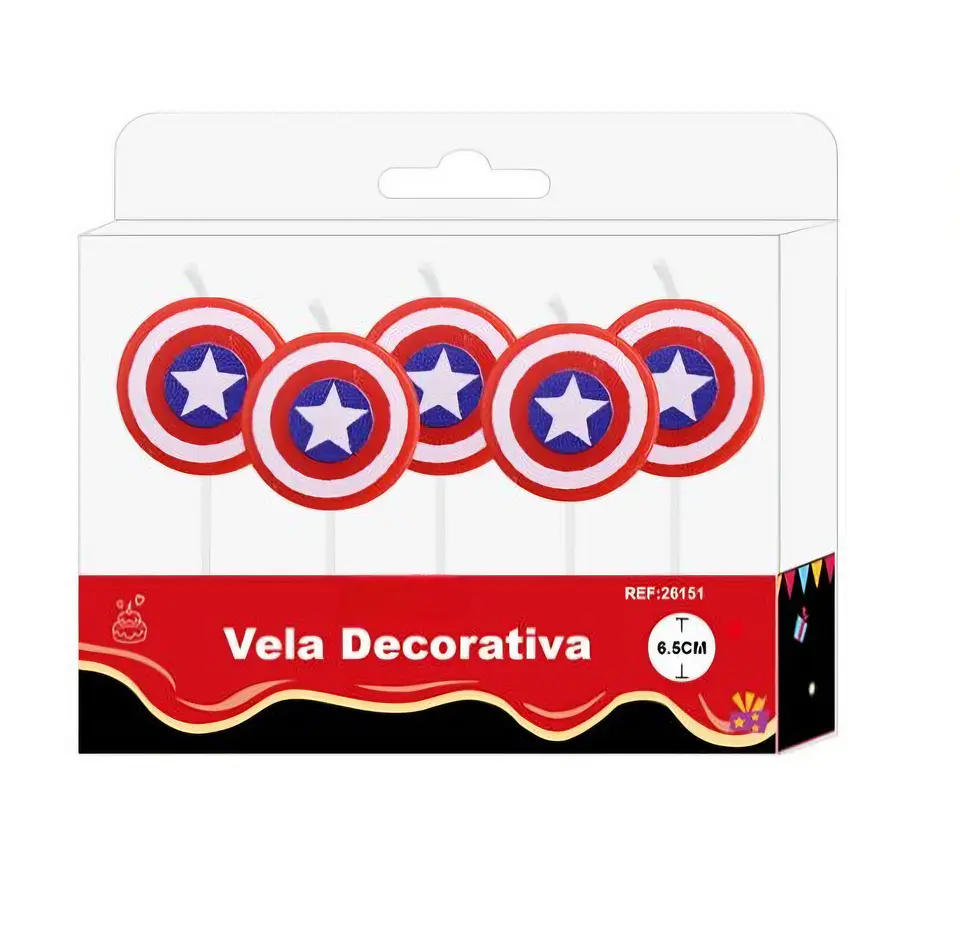 Vela escudo Capitán América  1