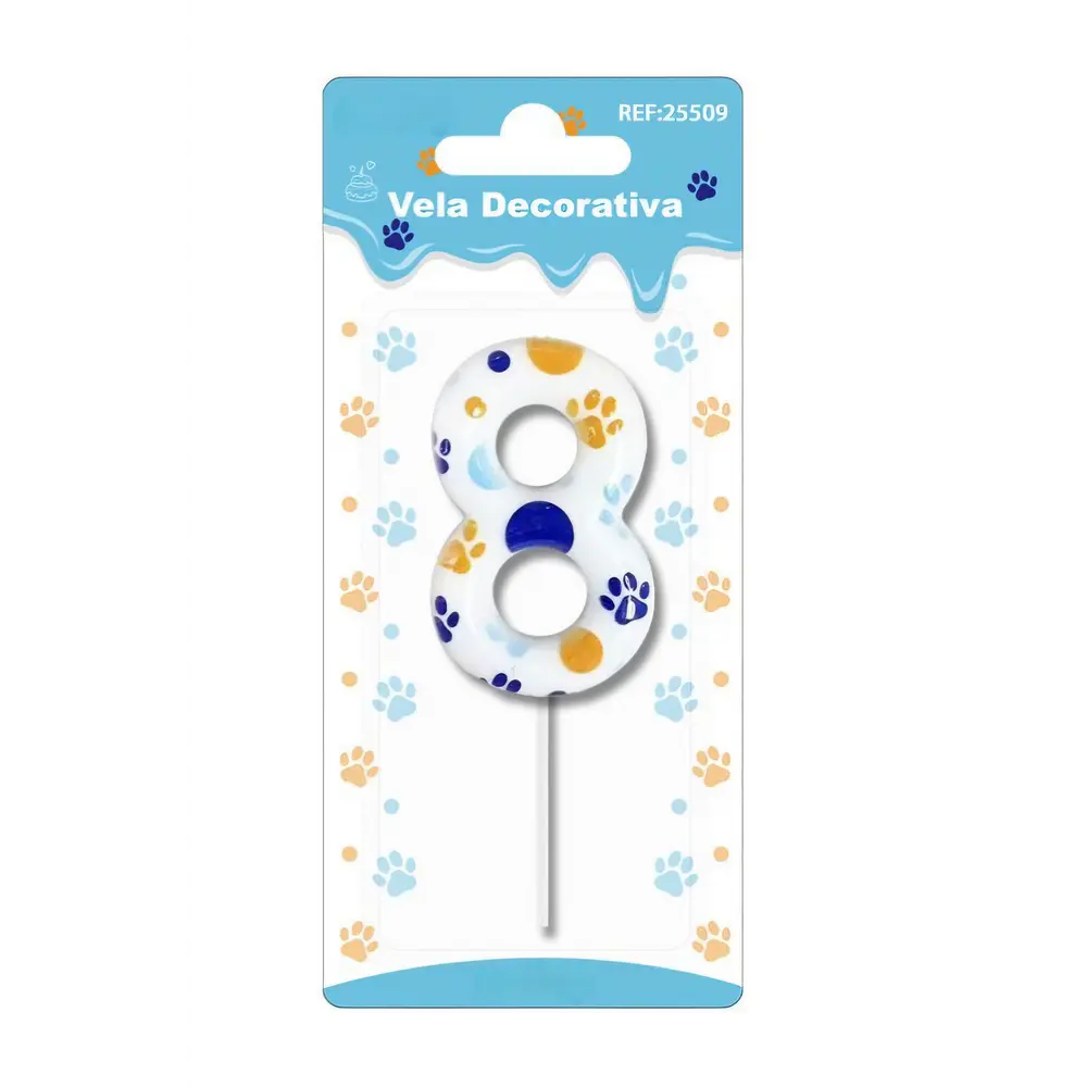 Vela huellas número 