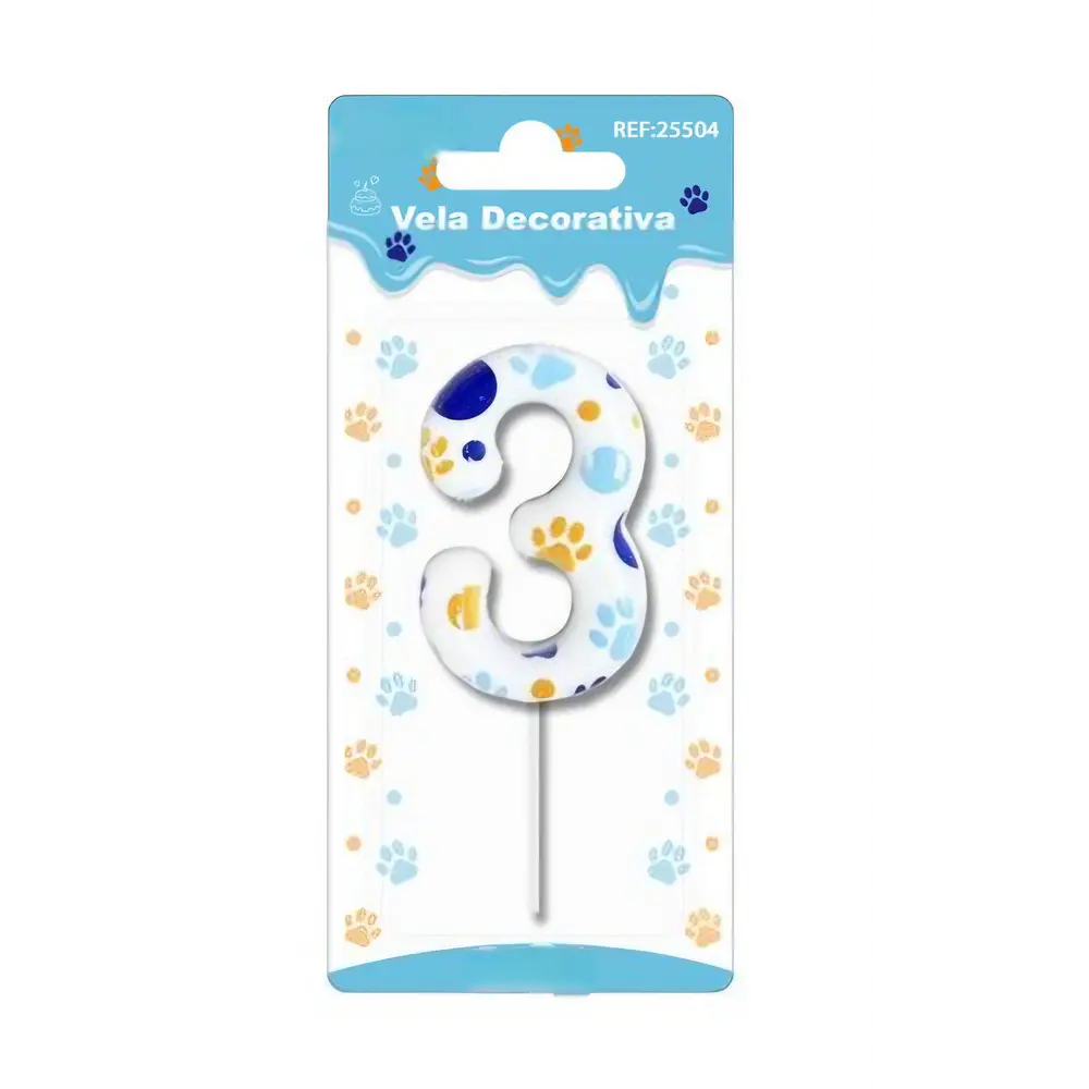 Vela huellas número 