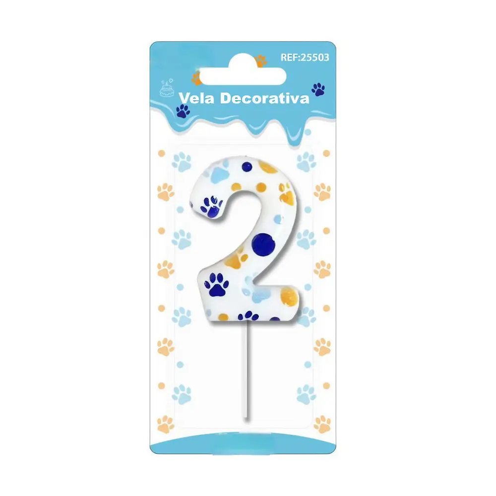 Vela huellas número 