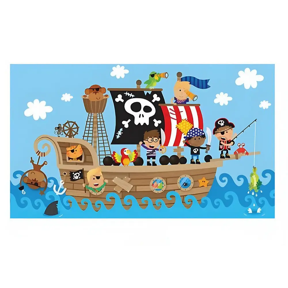 Fondo Piratas 70 x 120 cm