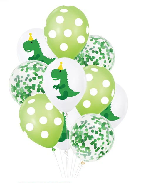 Set Globos Dinosaurio 10 piezas