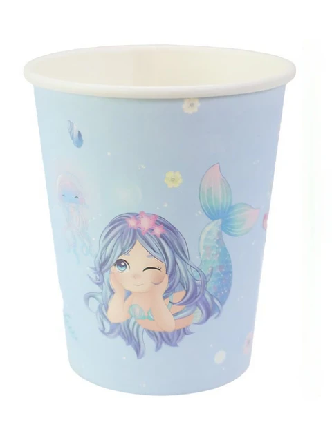 Vasos sirena 6 unidades