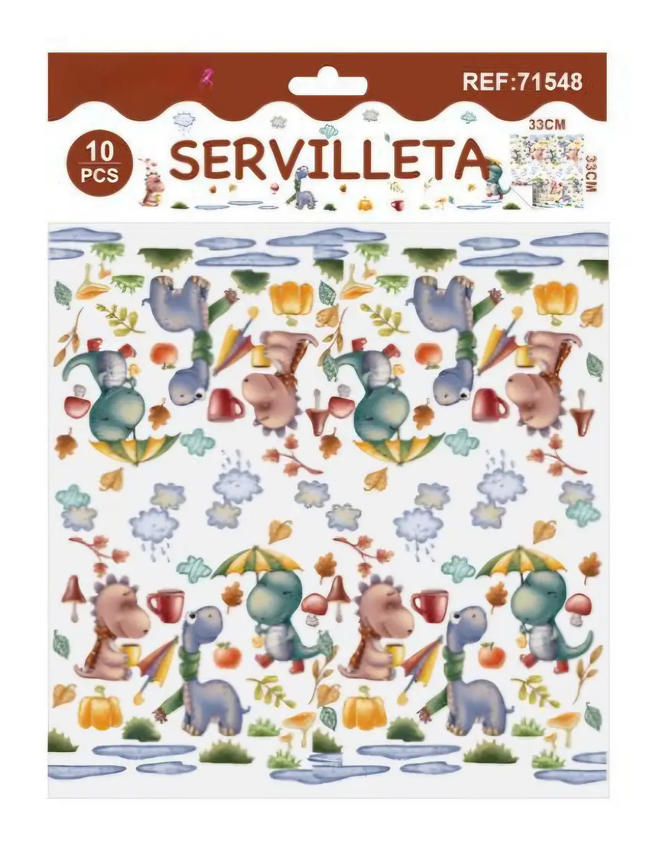 Servilleta Dinosaurio 10 piezas  1