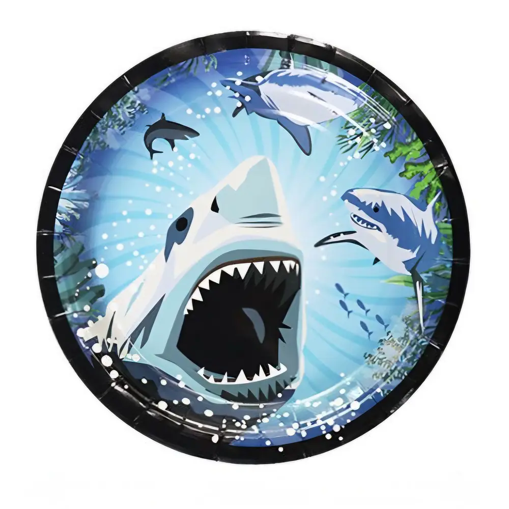 Platos tiburon 6 piezas 