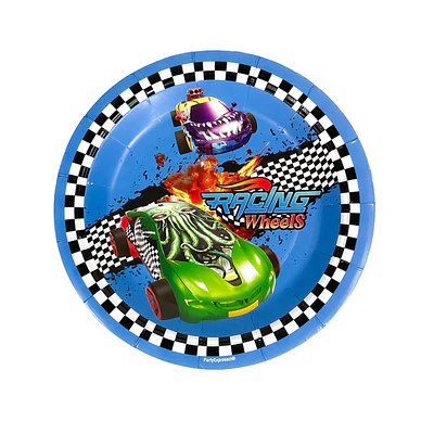 Platos Racing Wheels 6 unidades 