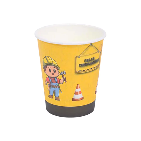 Vasos construcción 6 unidades 