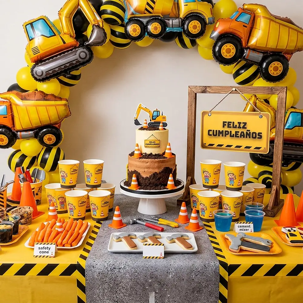 Vasos construcción 6 unidades 