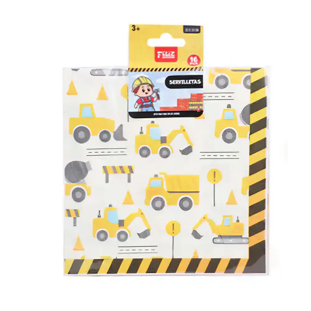 Servilletas Construcción 16 unidades 