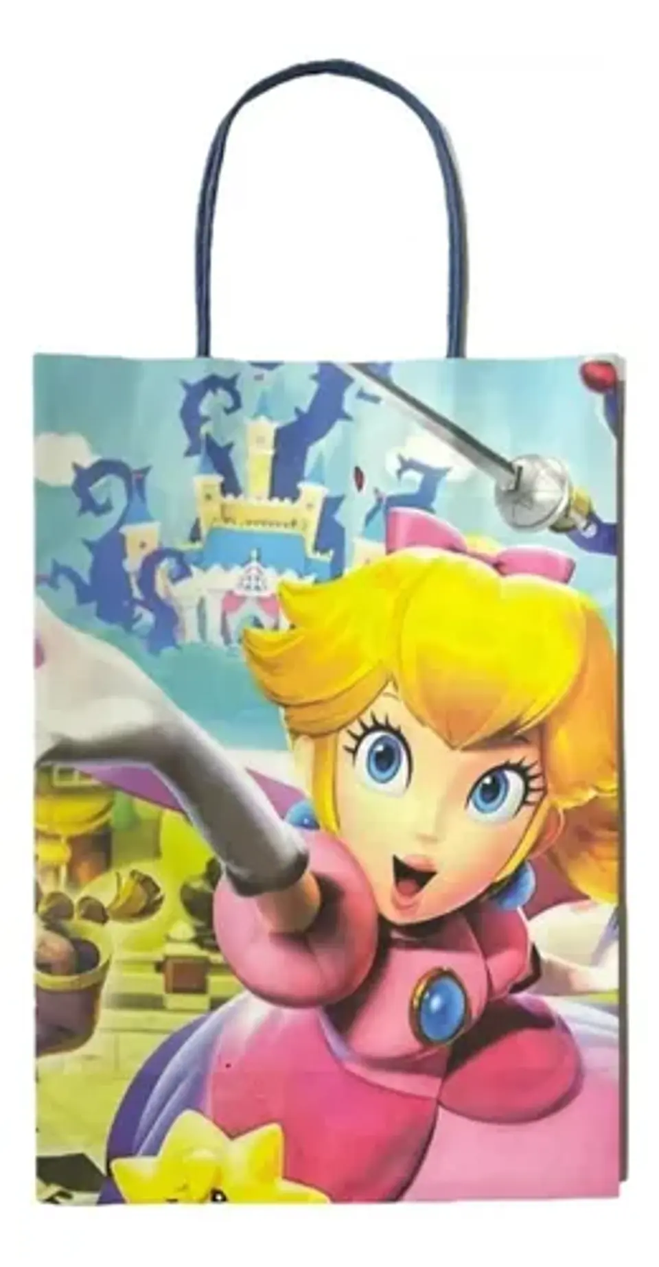 Bolsa de papel Kraft Princesa Peach 1