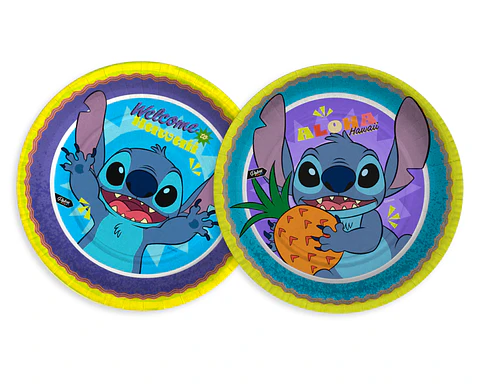 Platos Stitch 6 unidades 