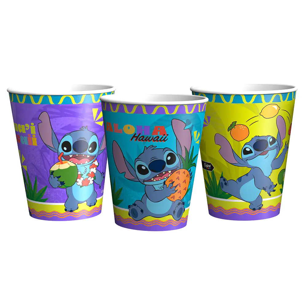 Vasos stitch 6 unidades 