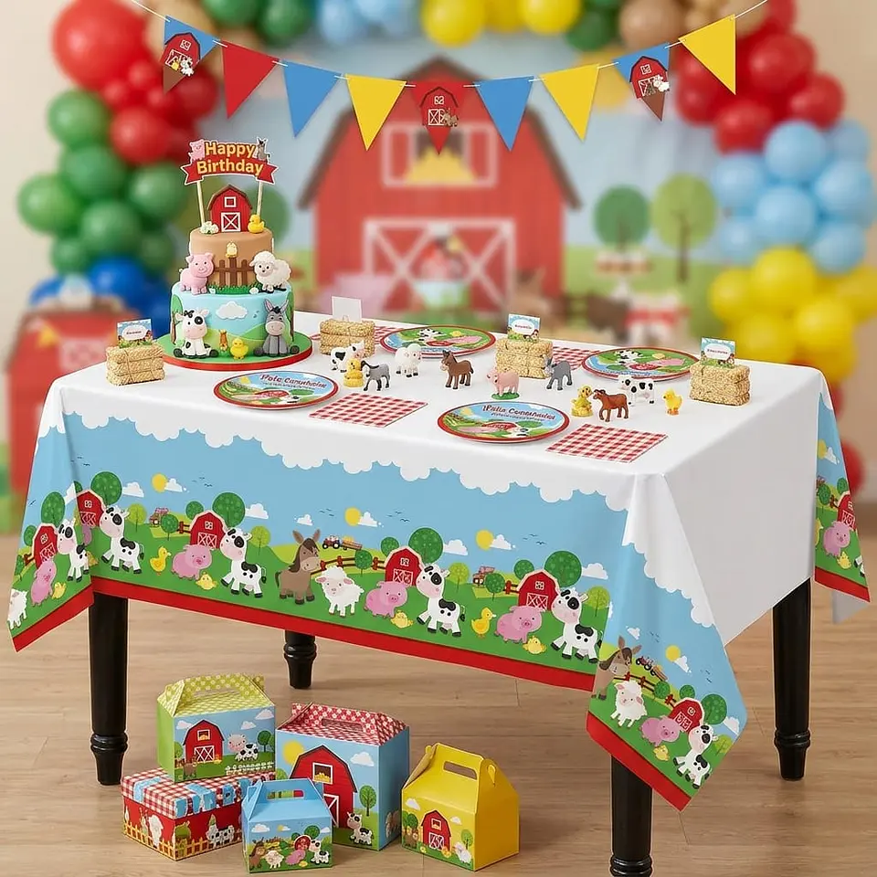Mantel Granja de animalitos  2