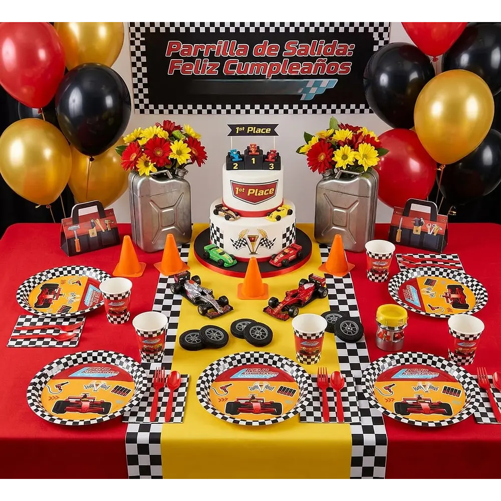 Platos de formula 1 de 6 unidades