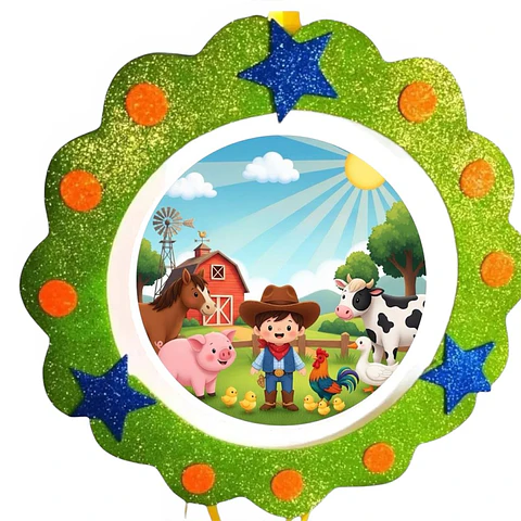 Piñata Granja de animalitos