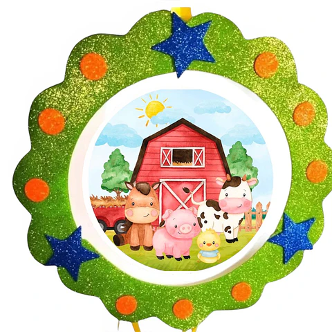 Piñata Granja de animalitos