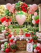 Globo frutilla pastel - Miniatura 2