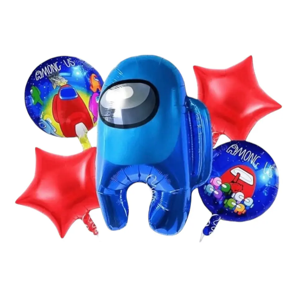 Set de Globos Among Us 5 unidades 1