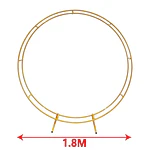 Estructura circular metálica 1.8 metros 