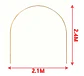 Estructura arco metálica 2.4 m - Miniatura 2