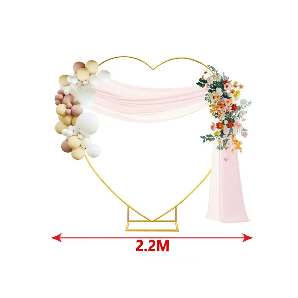 Estructura corazón metálica 2.2 m