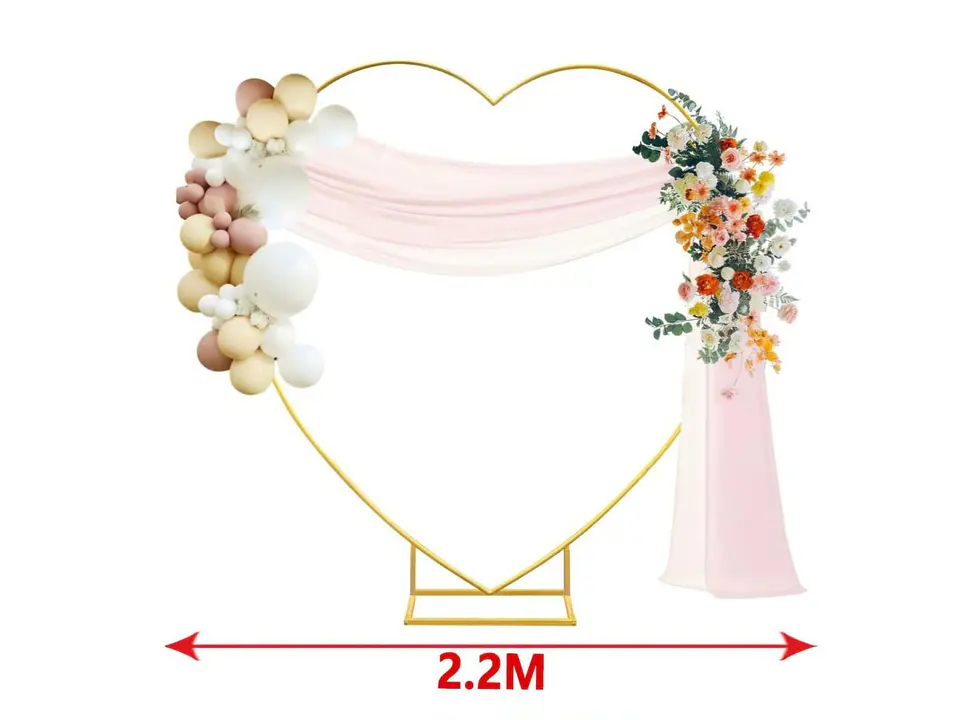 Estructura corazón metálica 2.2 m 2