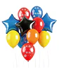 Set de globos decorativos carrera 12 unidades - Miniatura 1