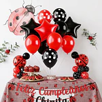 Set de globos decorativos chinita 12 unidades