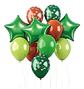 Set de globos decorativos Dinosaurio 12 unidades - Miniatura 1