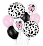 Set de globos decorativos vaca 8 unidades - Miniatura 1