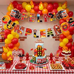 Guirnalda feliz cumpleaños Bomberos