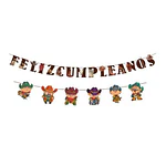 Guirnalda feliz cumpleaños vaqueros