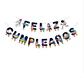 Guirnalda feliz cumpleaños astronautas - Miniatura 1
