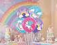 Set de globos unicornio 5 unidades - Miniatura 2