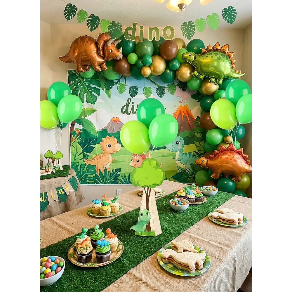 Centro de mesa dinosaurio