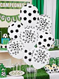Set globos látex futbol 12 unidades - Miniatura 2